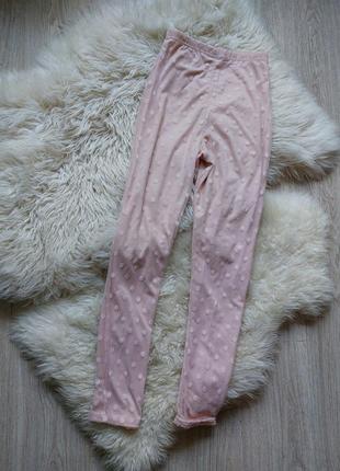 💙💕💛 шикарні штани гіпюрові лосини в горошок  на підкладці2 фото