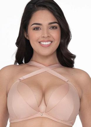 34j,75м,curvy kate superplunge multiway мягкий нюдовый бюстгальтер трансформер с...