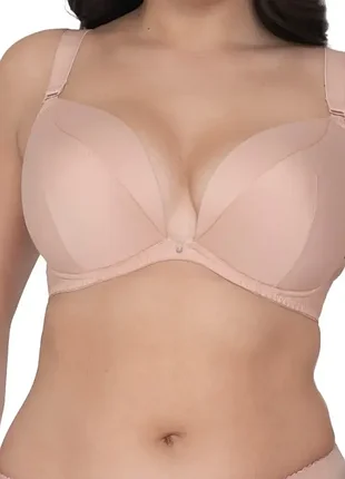 34j,75м,curvy kate superplunge multiway мягкий нюдовый бюстгальтер трансформер с...