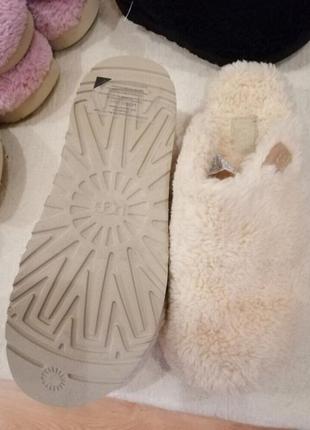 Теплі жіночі капці ugg fuzz sugar slide6 фото