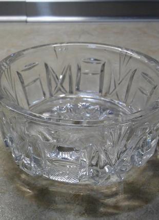 Конфетница хрустальная маленькая (ссср)