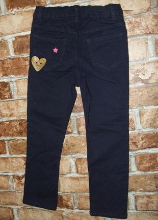 Нарядные джинсы девочке 4 -5 лет h&m3 фото
