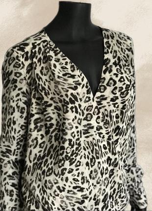 Блуза леопардовий принт