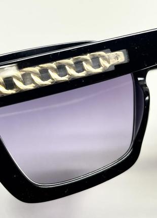 Женские очки солнцезащитные черные8 фото