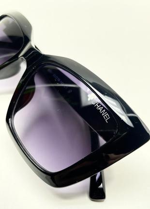 Женские очки солнцезащитные черные9 фото
