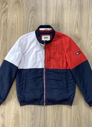 Мужская оригинальная демисезонная куртка tommy hilfiger1 фото