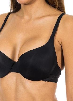 Чорний люксовий м‘який бюстгальтер