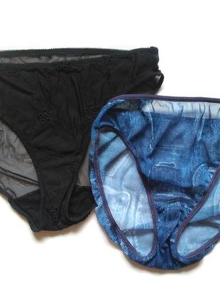 8-10 m&s стильные сеточные трусики слипы, за 2е