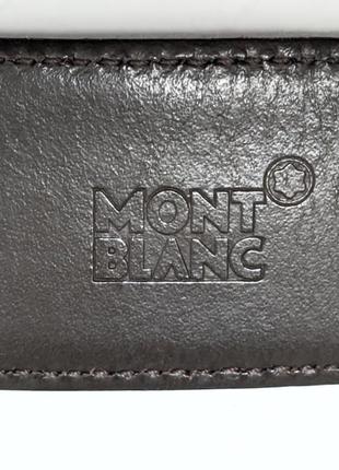 Montblanc оригинальный кожаный элегантный ремень пояс2 фото