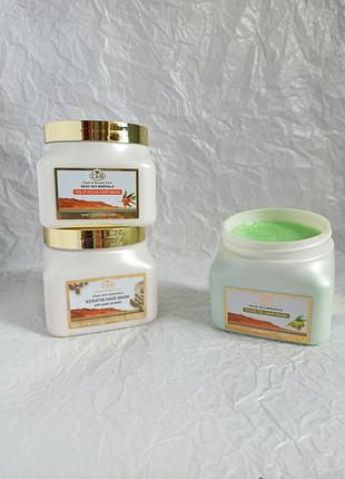 Кератиновая маска для волос с жемчужным порошком care and beauty line израиль