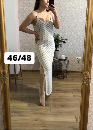 Пляжное платье туника вязаное new look2 фото
