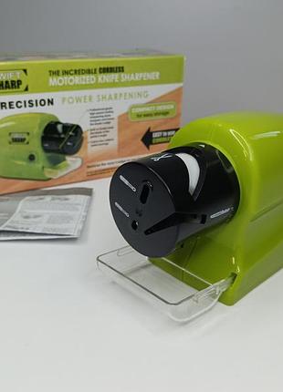 Электрическая беспроводная точила для ножей и ножниц скрепки