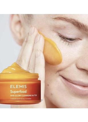 Бальзам для обличчя elemis superfood aha glow cleansing butter