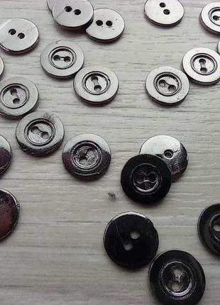 Металлические пуговицы 1см (5 шт)