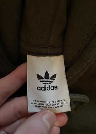 Худі adidas original khaki, оригінал, розмір s 4