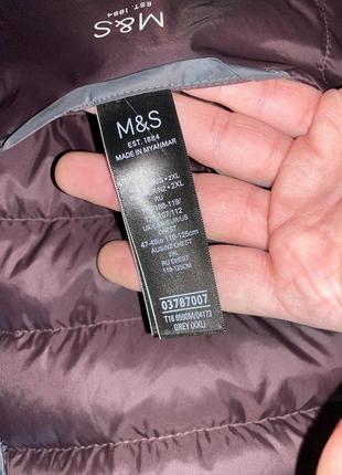 Жилетка пухова m&s down fill, оригінал, розмір xxl9 фото