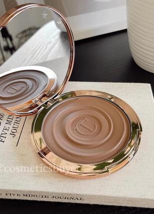 Кремовый бронзер бронзатор для лица charlotte tilbury beautiful skin sun-kissed glow cream bronzer