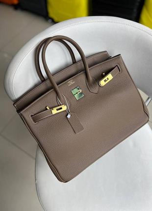 Шкіряна сумка в стилі hermes3 фото