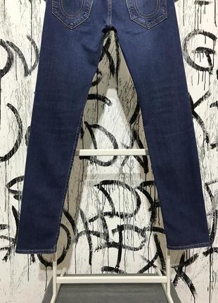 Мужские брюки true religion, джинсы, оригинал, asa, синие, слим, тянутся, красивые6 фото