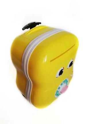 Копилка интерактивная детский сейф «чемоданчи2 фото