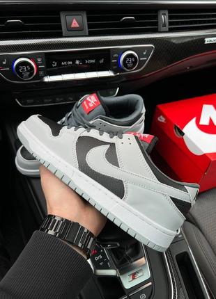 Мужские кроссовки nike sb dunk low pro gray black