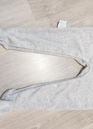 Человечек комбинезон слип серый 2