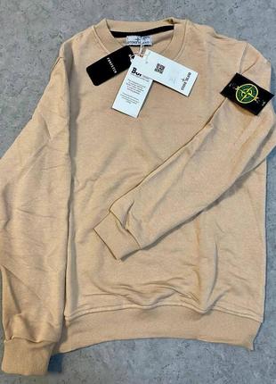 Світшот стон айленд / кофта з патчем stone island