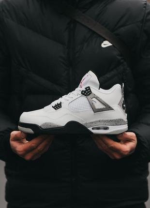 Кросівки чоловічі nike air jordan 4, кроссовки, взуття демісезон, післяплата