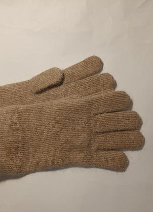 Перчатки odyssey. беж. 40 шерсть, 40 акрил, 20 ангора