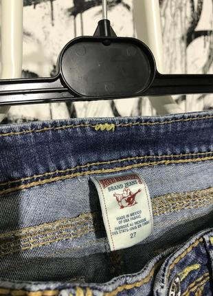 Женские брюки джинсы true religion, оригинал, обтягивающие, удобные, эвису, нашитые лого, слим8 фото