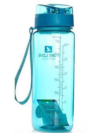Пляшка для води casno more love 850 мл blue (mx-5040_blue)