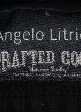 Тёплый свитер чёрно-белый со швами на изнанку рисунком зимний чёрный белый серый c&a angelo litrico9 фото