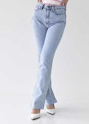 Трендові джинси з розпірками2 фото