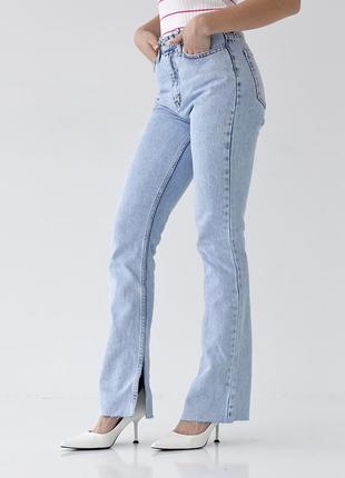 Трендові джинси з розпірками5 фото