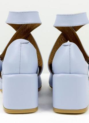 Эксклюзивные кожаные туфли на каблуке для стильных и дерзких,любой цвет!3 фото