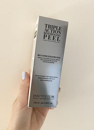 Пілінг для обличчя потрійної дії instytutum triple-action resurfacing peel