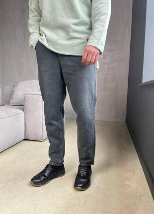 Класичні джинси сірі / базові чоловічі джинси сірі
