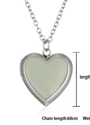 Женское ожерелье в виде сердца4 фото