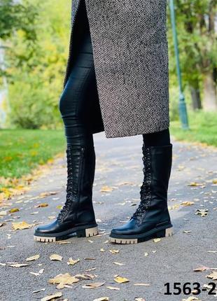 Жіночі демісезонні чоботи
натуральна турецька шкіра, женские демисезонные сапоги на байке натуральная кожа2 фото