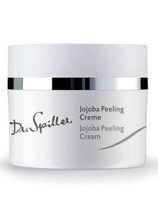 🤍крем-пілінг із гранулами жожоба jojoba peeling cream dr. spiller ❕розлив❕