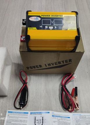 Инвертор напряжения car van power inverter 4000w