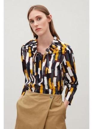 Cos блуза блузка топ рубашка кофтинка размер s