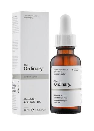 Пилинг с миндальной кислотойthe ordinary mandelic acid 10% + ha2 фото