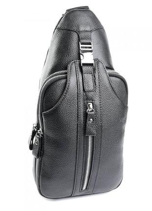 Мужская кожаная сумка бананка из кожи слинг мужская кожаная сумка
