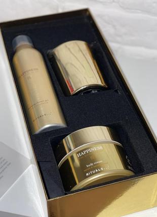 Rituals happiness set подарунковий набір свічка крем пінка2 фото