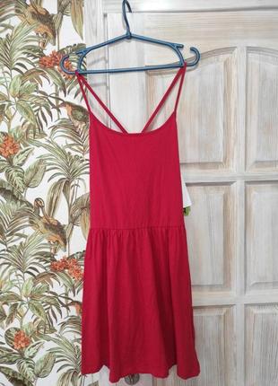 Червоне плаття джерсі бавовна