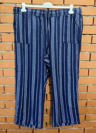Лляні  брюки,  штани m&co  56 р