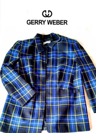 Новый винтажный пиджак из шерсти gerry weber