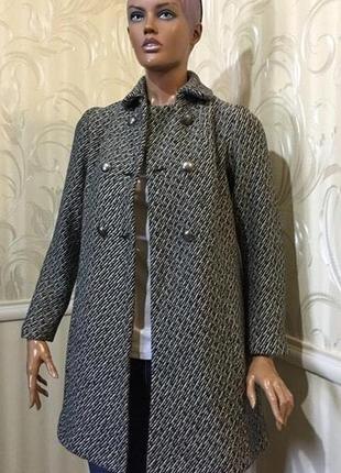 Демісезонне пальто - вовна, h&m, розмір 34/xs