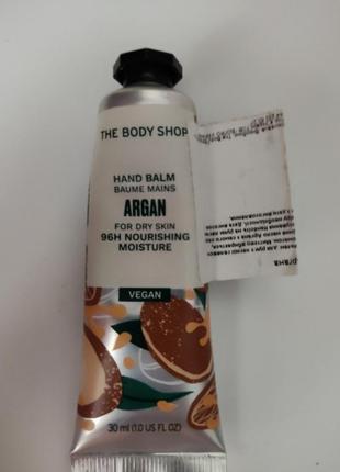 Крем для рук «дика аргана» the body shop, 30 ml